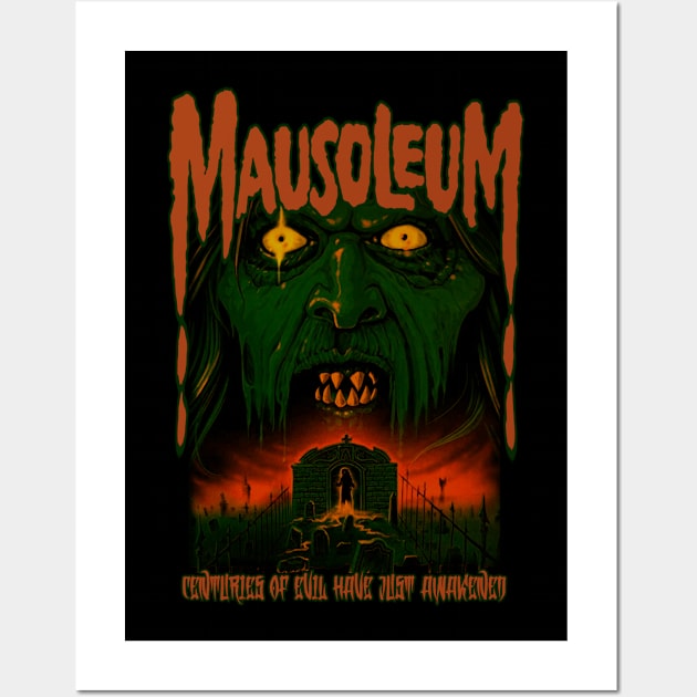Mausoleum, Classic Horror, (Version 2) Wall Art by The Dark Vestiary